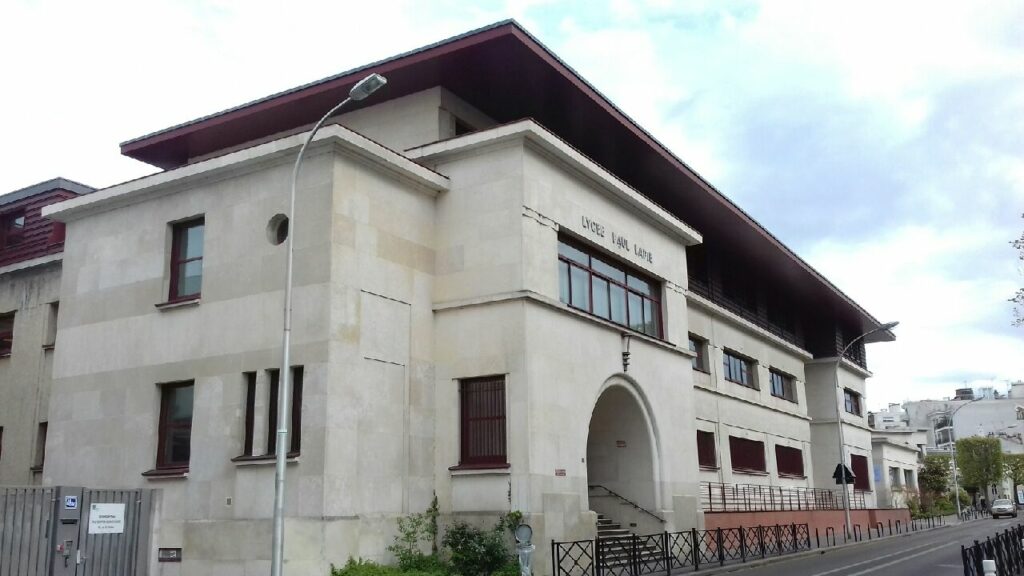 Le lycée Paul Lapie à Courbevoie